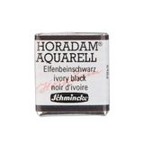 Schmincke Horadam Aquarell Artist Ivory Black 1/2 Tablet Sulu Boya