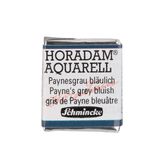 Schmincke Horadam Aquarell Artist Paynes Grey Bluish 1/2 Tablet Sulu Boya