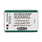 Schmincke Horadam Aquarell Artist Sulu Boya Tam Tablet Seri 4 533 Cobalt Green Dark