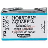 Schmincke : Horadam Aquarell Artist : Tam Tablet Sulu Boya : Seri 4 : 509 Cobalt Turquoise