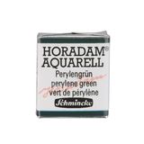 Schmincke - HORADAM® AQUARELL - en iyi sanatçıların suluboya boyaları, 784 Perylene yeşili, 14 784 044, 1/2 tava