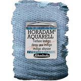 Schmincke - HORADAM® AQUARELL, Süper Granülasyon, 14 952 044 Derin Deniz İndigo, 1/2 tava, çok güçlü granülasyon tonları, en ince, süper granül suluboya