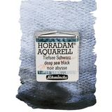 Schmincke - HORADAM® AQUARELL, Süper Granülasyon, 14 955 044 Derin Deniz Siyahı, 1/2 tava, çok güçlü tanecikli renkler, en ince, süper granül suluboya