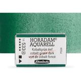 Schmincke Horadam Aquarell Tam Tablet Sulu Boya Cobalt Green Dark 533 S.4 - Renkli - Standart