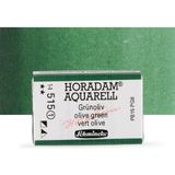 Schmincke Horadam Aquarell Tam Tablet Sulu Boya Olive Green 515 S.1 - Renkli - Standart