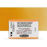 Schmincke Horadam Aquarell Tam Tablet Sulu Boya Titanium Gold Ochre 659 S.2 - Renkli - Standart