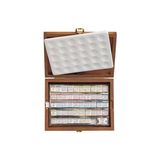 Schmincke Horadam Aquarell Taş Sulu Boya 1/1 Tablet 24 Renk Ahşap Kutulu Set