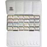 Schmincke Horadam Aquarell Taş Sulu Boya 1/1 Tablet 24 Renk Metal Set