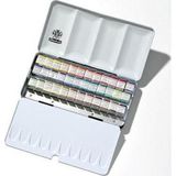 Schmincke Horadam Aquarell Taş Sulu Boya 1/2 Tablet 36 Renk Metal Set