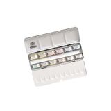 Schmincke Horadam Aquarell Taş Tablet Sulu Boya Seti Artist Seri Tam Tablet 12 Renk Metal Kutu