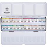 Schmincke Horadam Aquarell Taş Tablet Sulu Boya Seti Artist Seri Yarım Tablet 24 Renk Metal Kutu