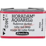 Schmincke Horadam Artist Sulu Boya Tam Tablet 346 Ruby Red Deep