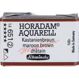 Schmincke Horadam Artist Sulu Boya Tam Tablet 651 Maroon Brown
