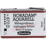 Schmincke Horadam Artist Sulu Boya Tam Tablet 672 Mahogany Brown
