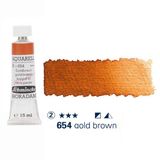 Schmincke Horadam Tüp Seri 2 No:654 Gold Brown 15 ML Sulu Boya