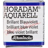 Schmincke : Horadam : Yarım Tablet Sulu Boya : Brilliant Blue Violet - Renkli