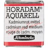 Schmincke Horadam Yarım Tablet Sulu Boya Cadmium Red Middle - Renkli