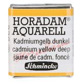 Schmincke Horadam Yarım Tablet Sulu Boya Cadmium Yellow Deep - Renkli
