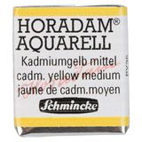 Schmincke Horadam Yarım Tablet Sulu Boya Cadmium Yellow Middle - Renkli