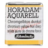 Schmincke : Horadam : Yarım Tablet Sulu Boya : Chrome Yellow Deep, No Lead - Renkli