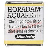 Schmincke : Horadam : Yarım Tablet Sulu Boya : Chrome Yellow Lemon, No Lead - Renkli