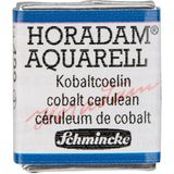 Schmincke Horadam Yarım Tablet Sulu Boya Cobalt Cerulean - Renkli