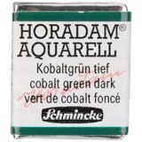 Schmincke Horadam Yarım Tablet Sulu Boya Cobalt Green Dark - Renkli