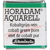 Schmincke Horadam Yarım Tablet Sulu Boya Cobalt Green Pure - Renkli