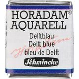Schmincke Horadam Yarım Tablet Sulu Boya Delft Blue - Renkli