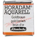Schmincke : Horadam : Yarım Tablet Sulu Boya : Gold Brown - Renkli