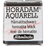 Schmincke Horadam Yarım Tablet Sulu Boya Hematite Black - Renkli