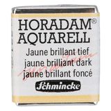 Schmincke : Horadam : Yarım Tablet Sulu Boya : Jaune Brilliant Dark - Renkli