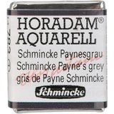 Schmincke : Horadam : Yarım Tablet Sulu Boya : Schmincke Payne's Grey - Renkli
