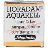 Schmincke : Horadam : Yarım Tablet Sulu Boya : Transparent Ochre - Renkli