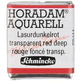 Schmincke : Horadam : Yarım Tablet Sulu Boya : Transparent Red Deep - Renkli