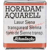 Schmincke : Horadam : Yarım Tablet Sulu Boya : Transparent Sienna - Renkli