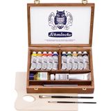Schmincke Mussini Ahşap Kutu 10 x 35 ml Tüp Yağlı Boya Seti