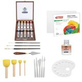 Schmincke Mussini Ahşap Kutu Yağlı Boya Profesyonel Seti 10X35ML