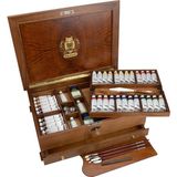 Schmincke Mussini Yağlı Boya Seti Ahşap Kutu 36 x 35 ml Tüp - Renkli