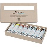 Schmincke Norma Blue Sulandırılabilir Yağlı Boya Seti 8 Renk x 35 ml