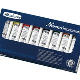 Schmincke sanatçı, Norma Professional yağlı boya, Kartonset 8 x 20 ml tüp