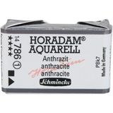 Schmincke Seri 1 786 Charcoal Grey Horadam Aquarell Artist Tam Tablet Sulu Boya
