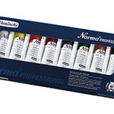 Schminke sanatçı, Norma® Professional yağlı boya, Kartonset 8 x 35 ml tüp