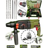 Schmıtzer 850 W (Sds Plus) Metal Şanzuman Profesyonel Darbeli Matkap Kırıcı Delici 26MM Hilti - Sarı