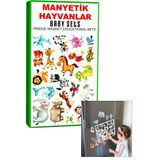 Schmülzer Buzdolabı Eğitici Manyetik Hayvanlar - Manyetik Bultak Şablon Eğitici Oyuncak