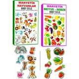 Schmülzer Buzdolabı Eğitici Manyetik Hayvanlar ve Meyveler Seti 6+ Yaş Erkek Çocuklar İçin Eğitici Oyuncak