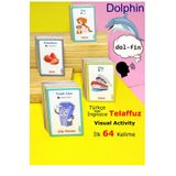 Schmülzer Türkçe İngilizce Telaffuzlu - Visual Activity Cards - İlk 64 Kelimem (1-5 yaş)