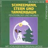 Schneemann, Stern und Tannenbaum. Fensterbilder und Mobiles.