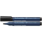 Schneider 130 Permanent Markör Kalem Siyah 10 Lu 113001 (1 Paket 10 Adet)