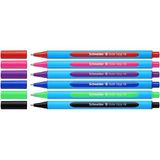 Schneider 152284 Slider Edge XB tükenmez kalem (çizgi kalınlığı: XB, suya dayanıklı, üçgen kalem) 5+1 adet